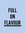 Black text FULL ON FLAVOUR on a light blue background