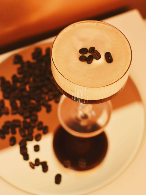 A frozen Espresso Martini made by Mozzo Coffee