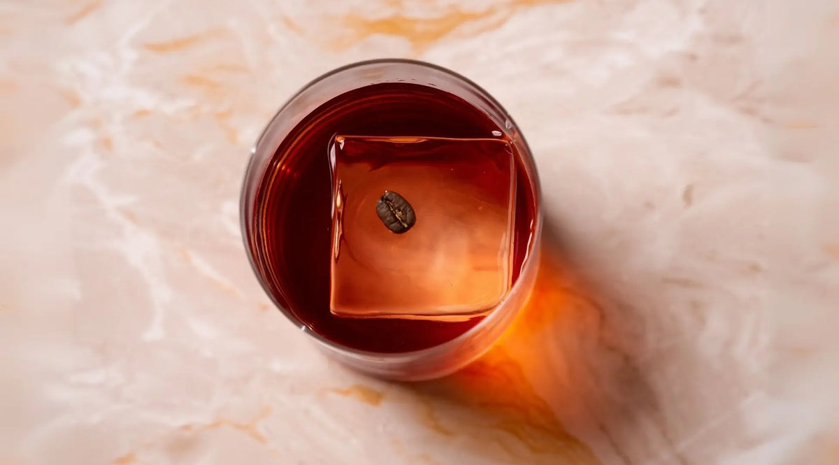 Top down of Mozzo coffee negroni